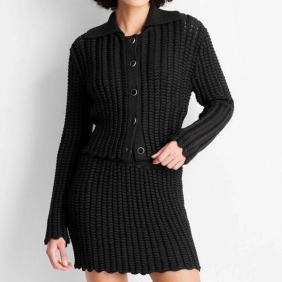 Future Collective with Jenee Naylor Women's Braided skirt / Black/ Size XXL - Picture 2 of 3